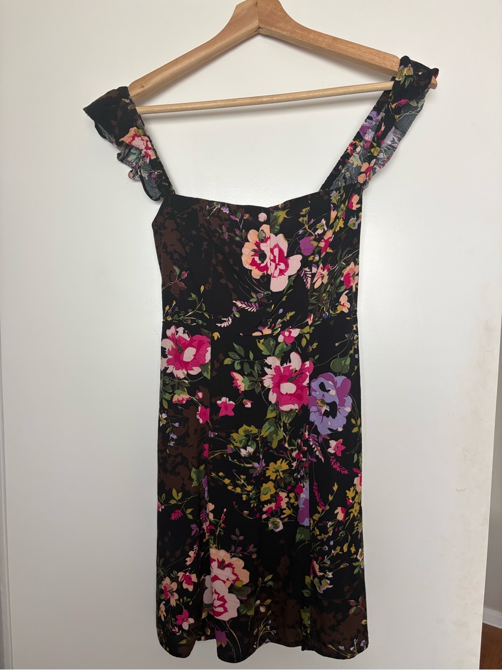 Flynn Skye Floral Print Mini Dress